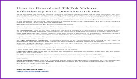 How To Download TikTok Videos Effortlessly